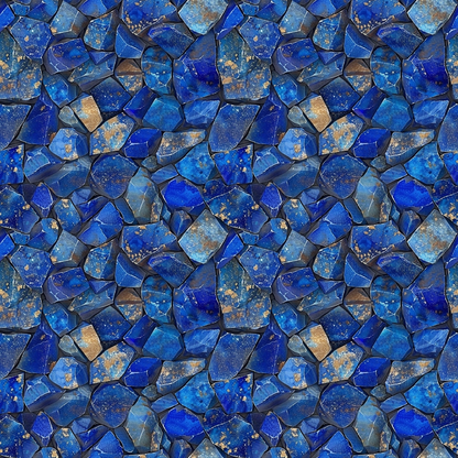 Sapphire Quarry Pattern 3 Minky Fabric