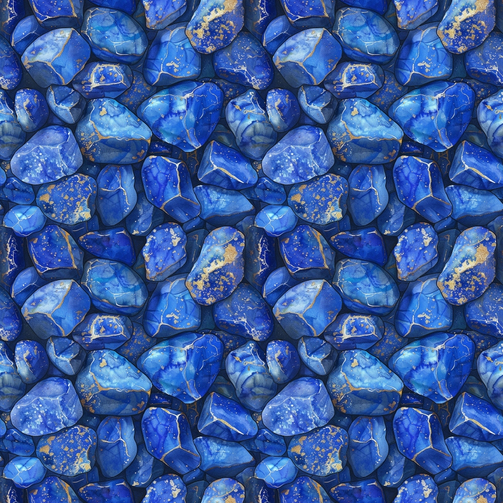 Sapphire Quarry Pattern 4 Minky Fabric