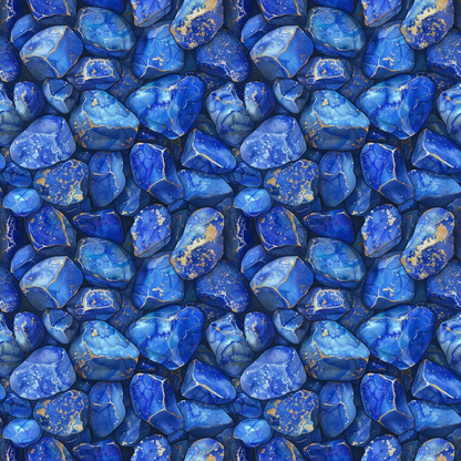 Sapphire Quarry Pattern 4 Minky Fabric