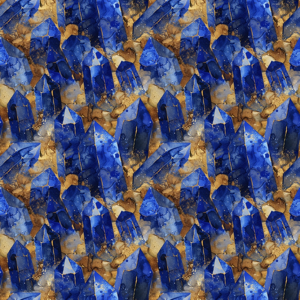 Sapphire Quarry Pattern 5 Minky Fabric