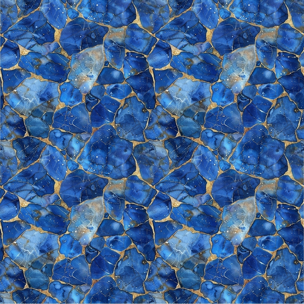 Sapphire Quarry Pattern 9 Minky Fabric