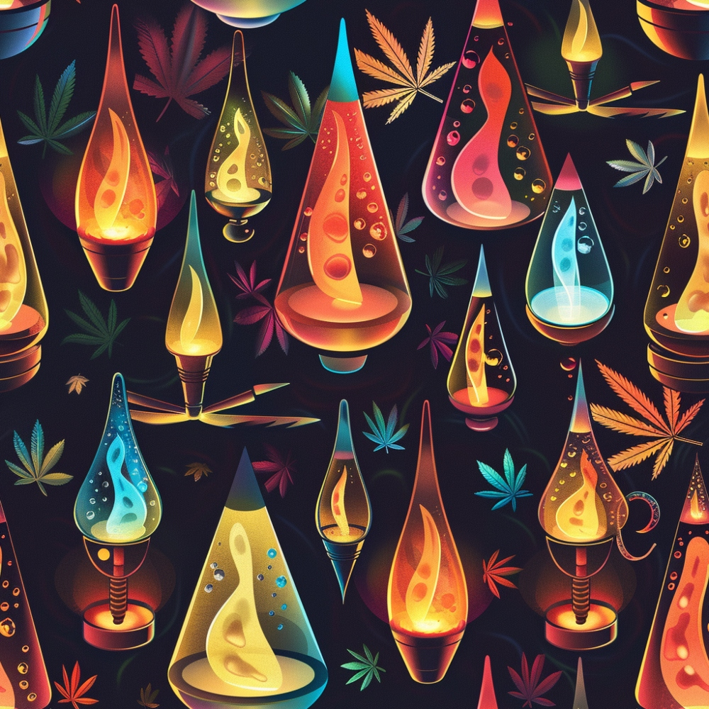 Psychedelic Glow Pattern 13 Minky Fabric