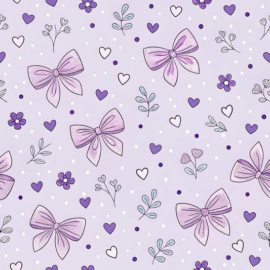 Lavender Cottage Floral Pattern 13 Quilting Cotton Fabric