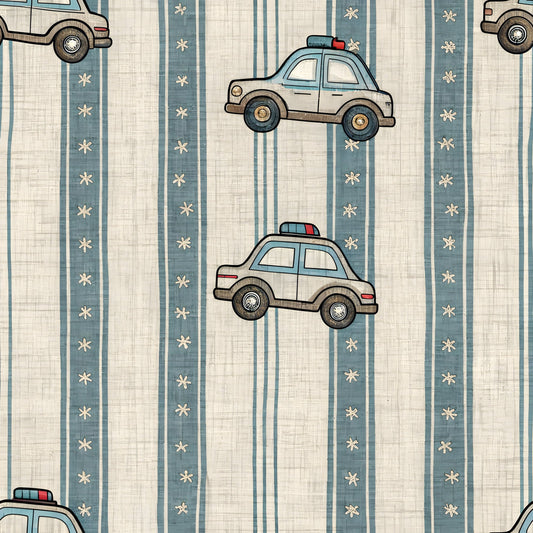 Law Enforcement Pattern 5 Quilting Cotton Fabric