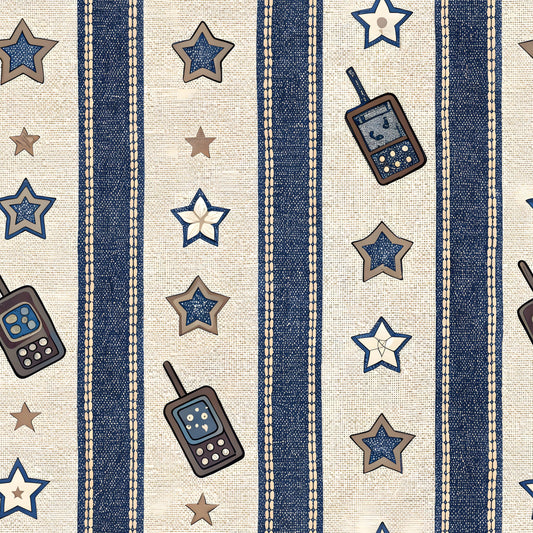 Law Enforcement Pattern 6 Quilting Cotton Fabric