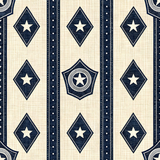 Law Enforcement Pattern 8 Quilting Cotton Fabric