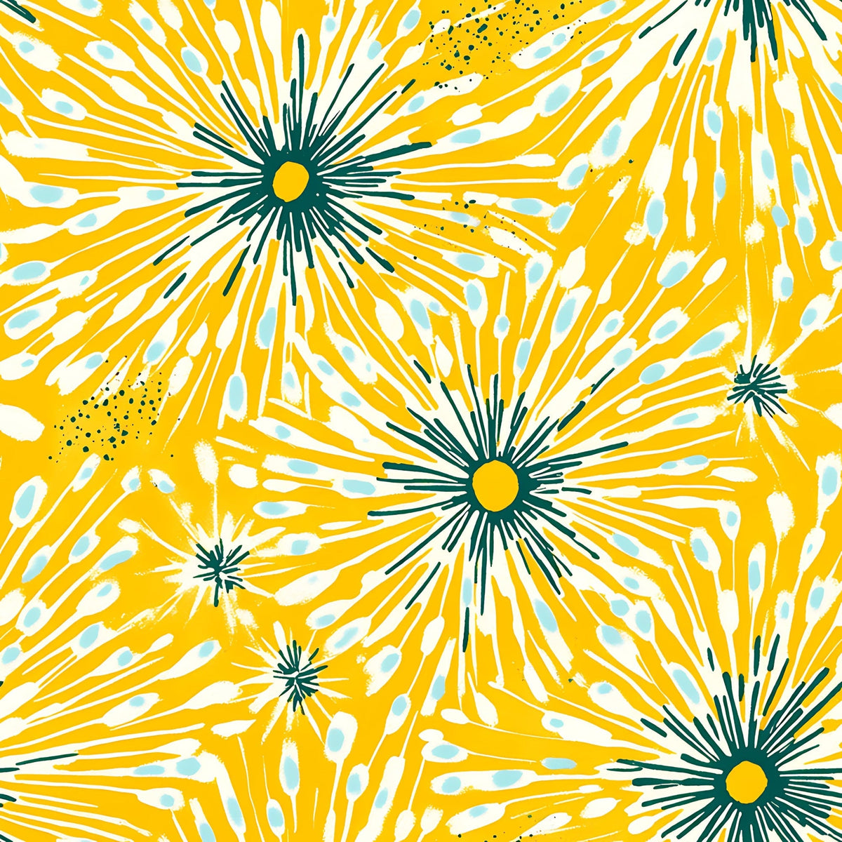 Dandelion Sparklers Pattern 10 Minky Fabric