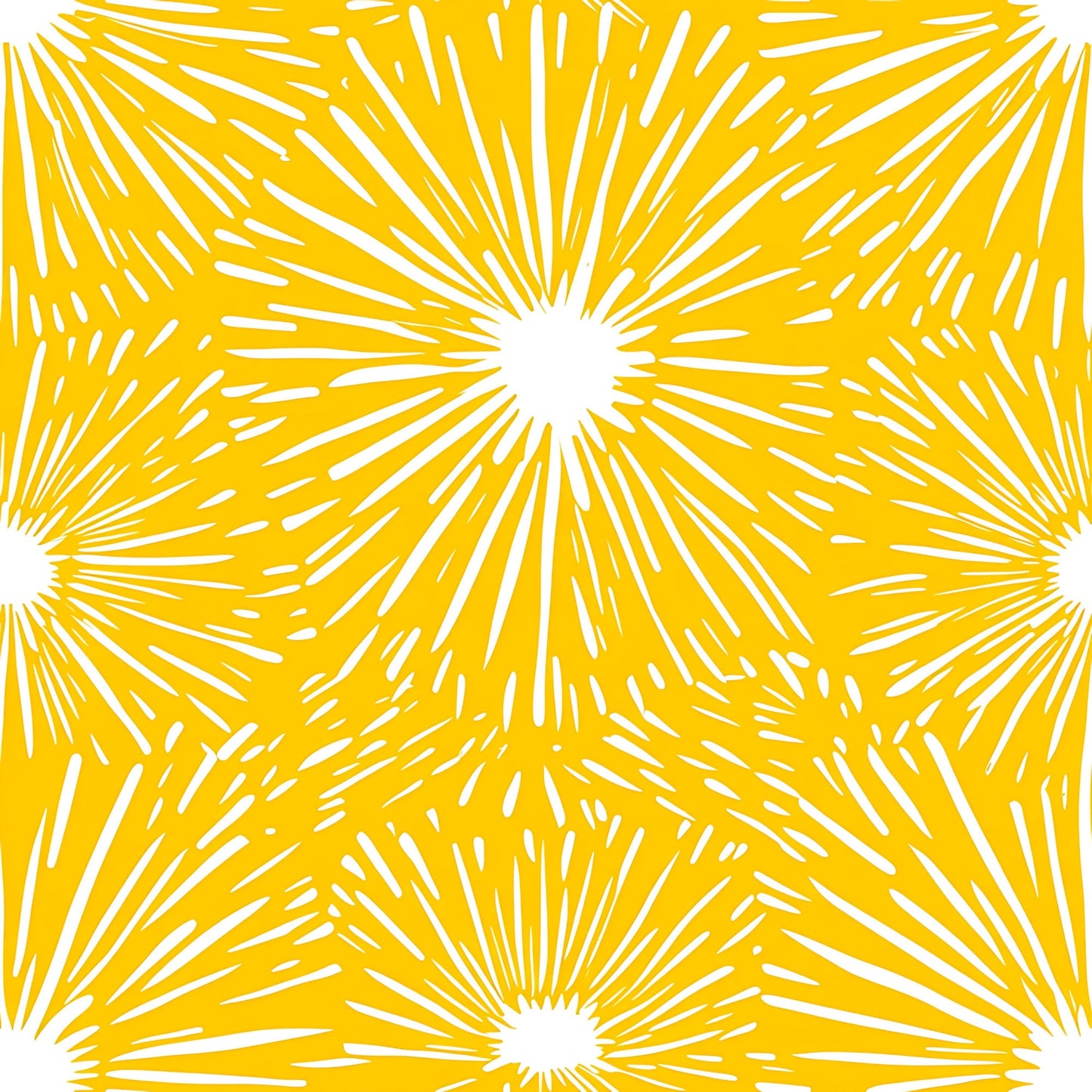 Lemon Burst Pattern 12 Quilting Cotton Fabric