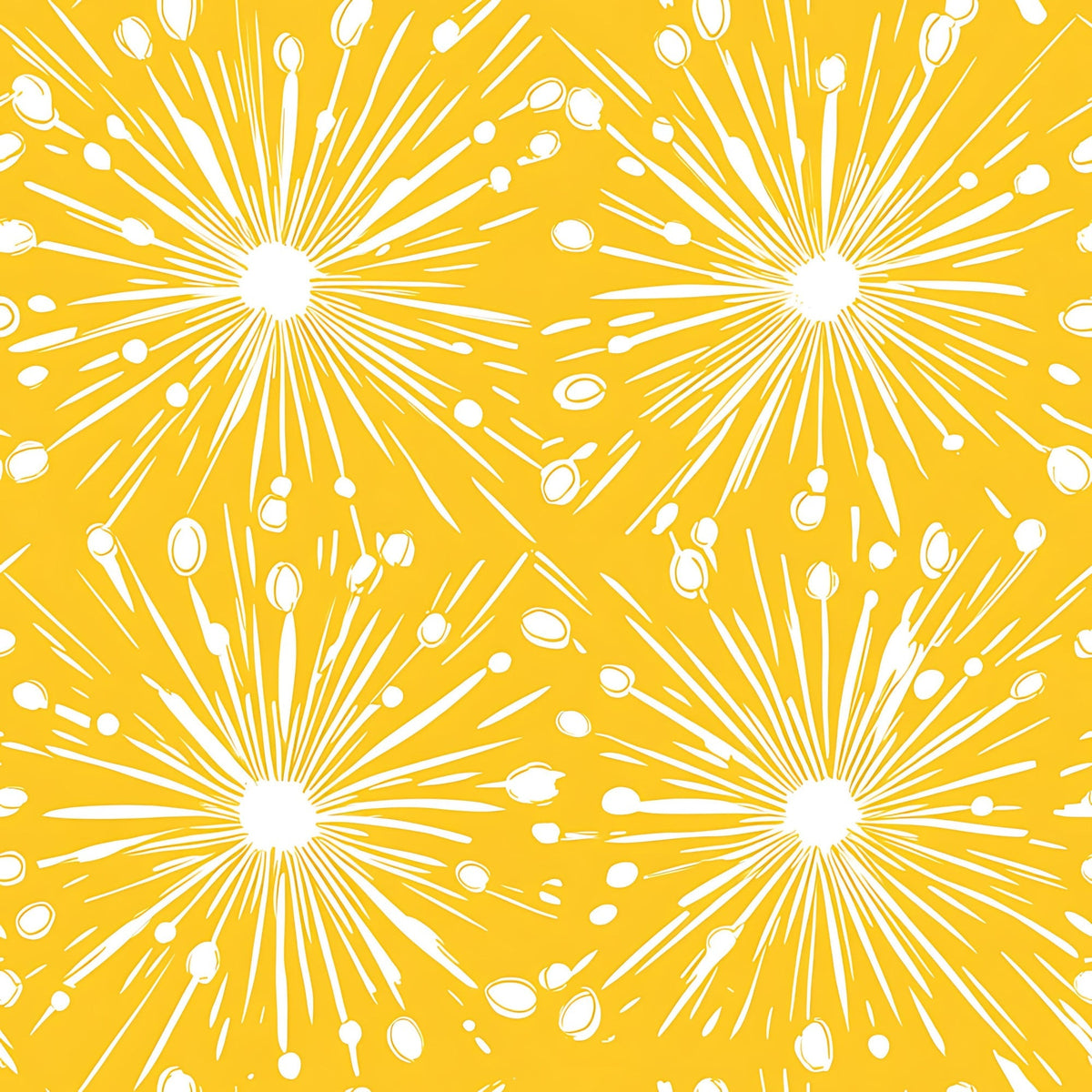Dandelion Sparklers Pattern 13 Minky Fabric