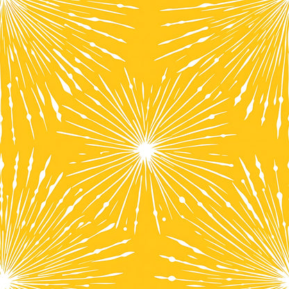 Lemon Burst Pattern 15 Quilting Cotton Fabric