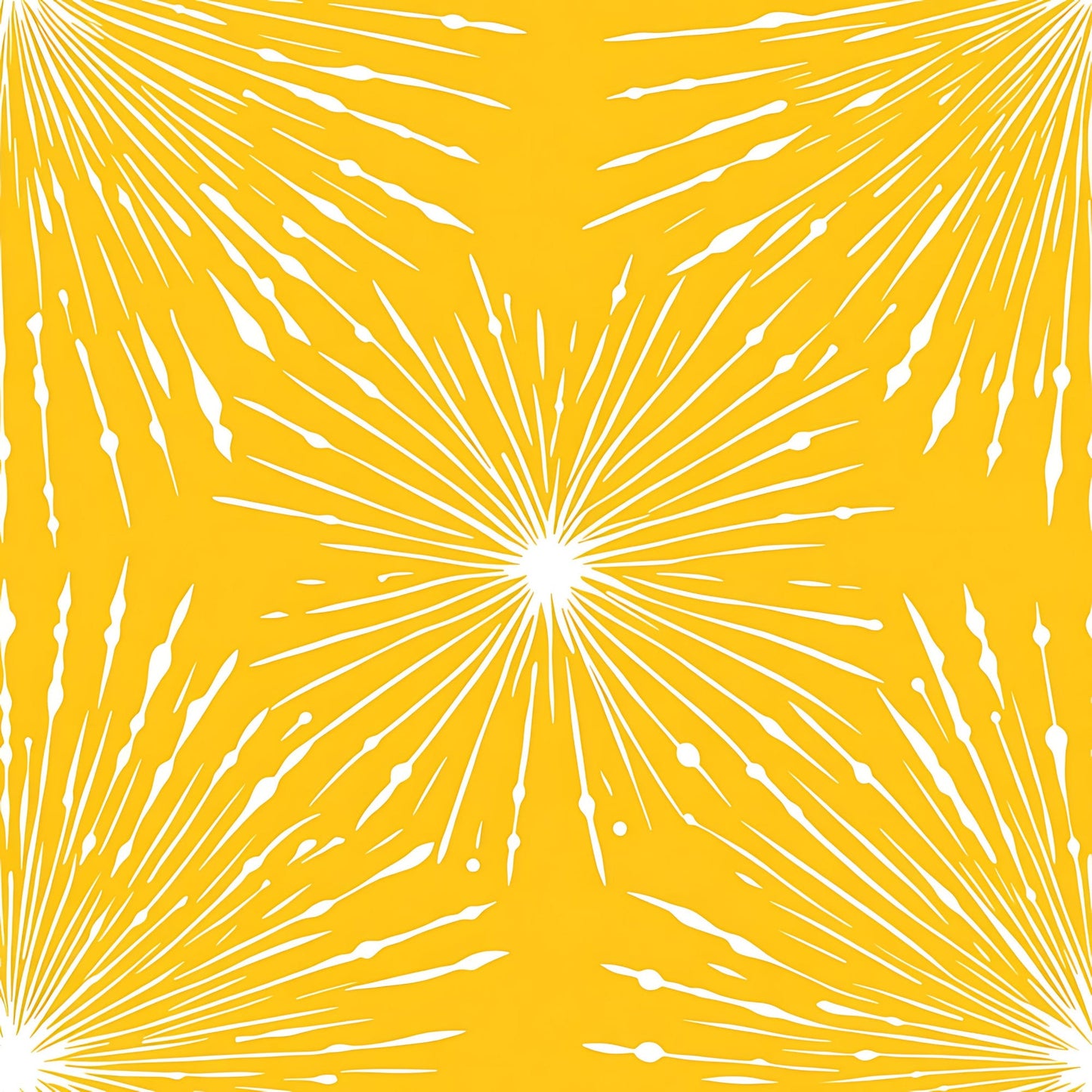 Lemon Burst Pattern 15 Quilting Cotton Fabric