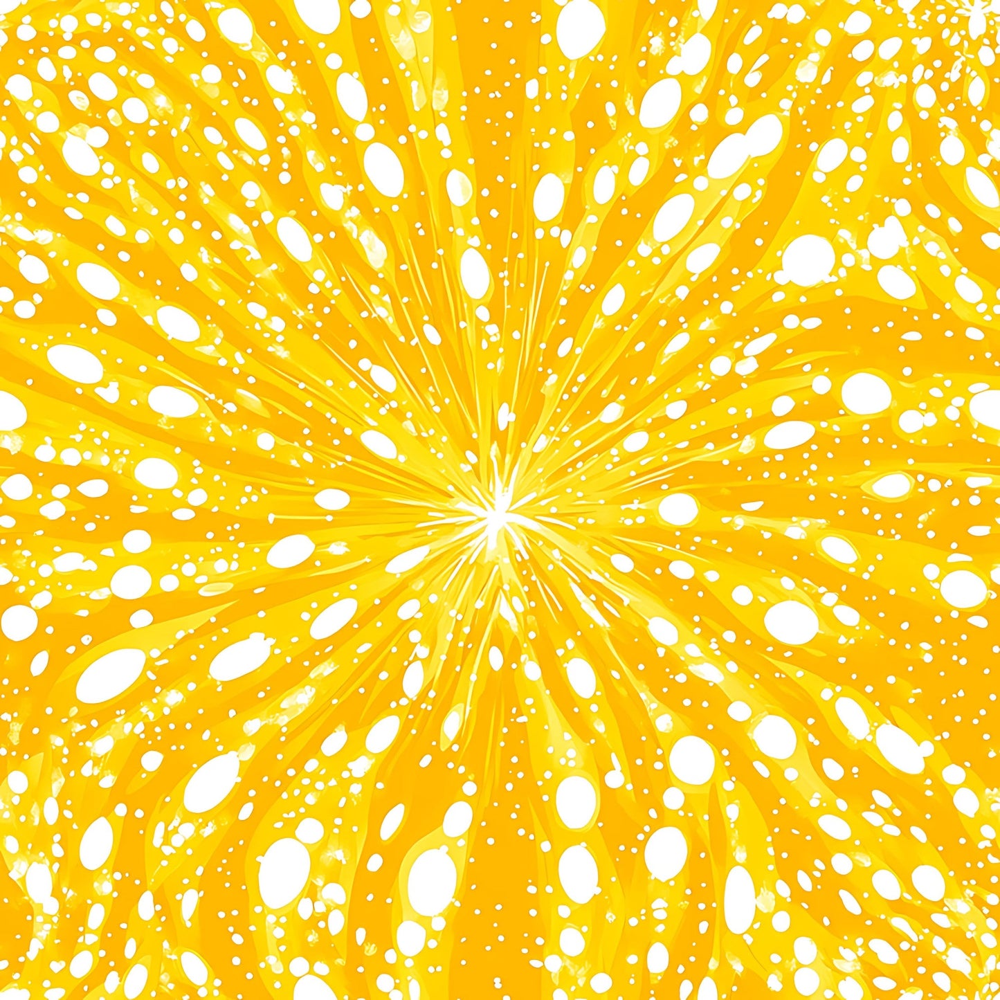 Lemon Burst Pattern 18 Quilting Cotton Fabric
