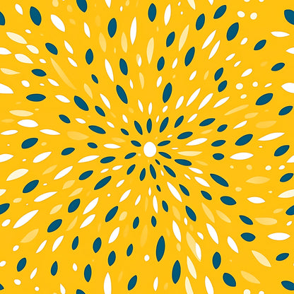 Lemon Burst Pattern 2 Quilting Cotton Fabric