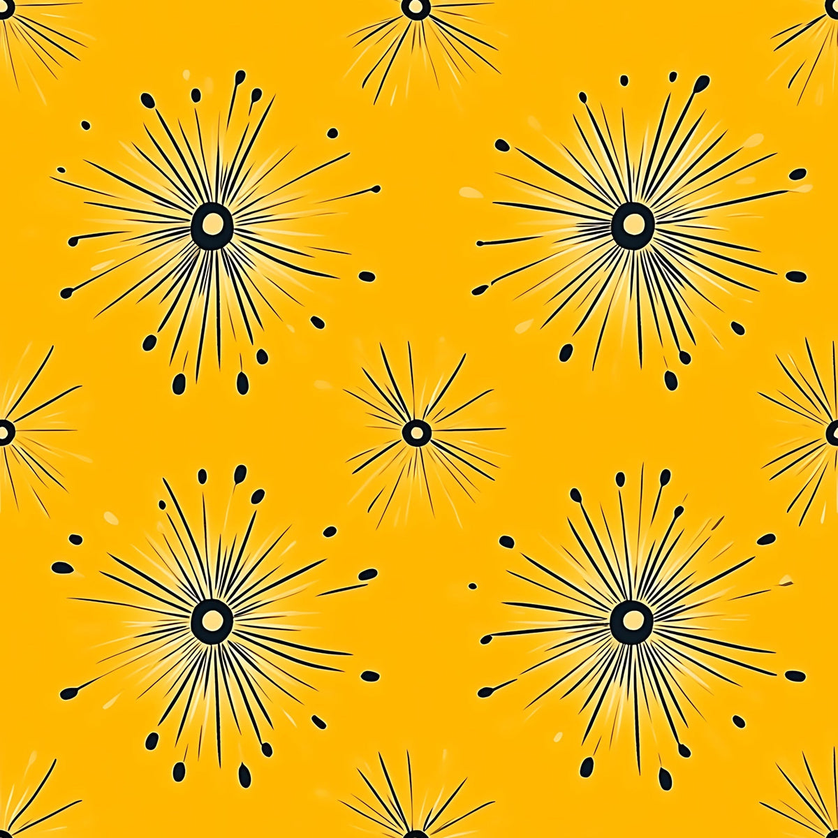 Dandelion Sparklers Pattern 4 Minky Fabric