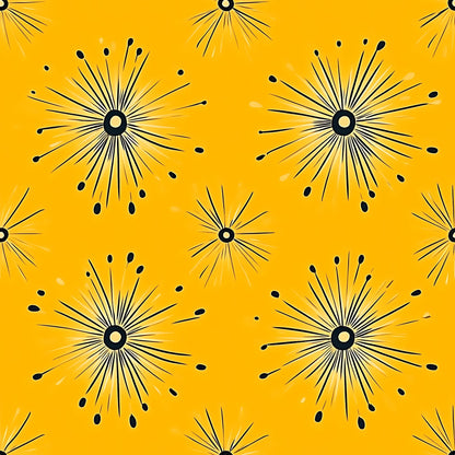 Dandelion Sparklers Pattern 4 Minky Fabric