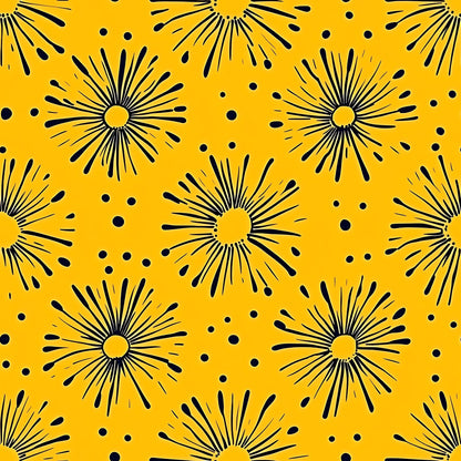 Dandelion Sparklers Pattern 5 Minky Fabric