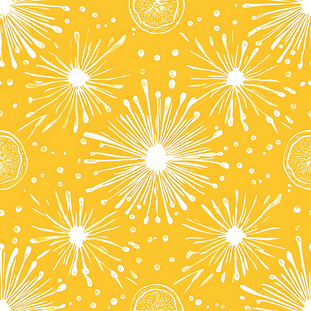 Dandelion Sparklers Pattern 7 Minky Fabric