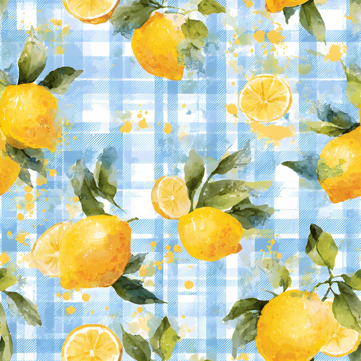 Citrus Picnic Pattern 10 Minky Fabric