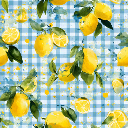 Citrus Picnic Pattern 1 Minky Fabric
