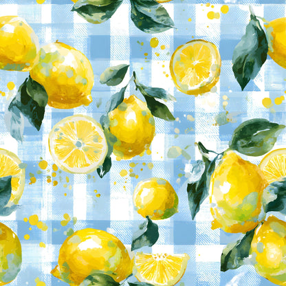 Citrus Picnic Pattern 2 Minky Fabric