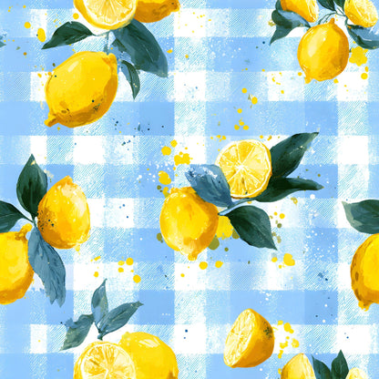 Citrus Picnic Pattern 3 Minky Fabric