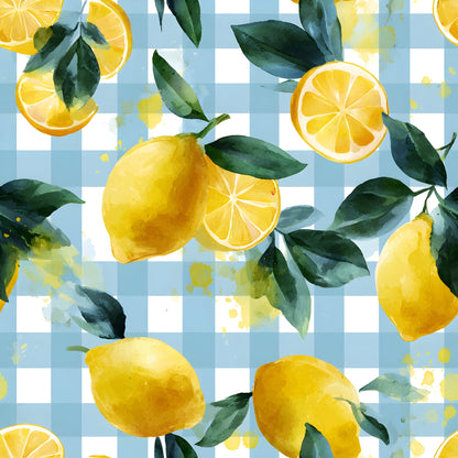 Citrus Picnic Pattern 4 Minky Fabric