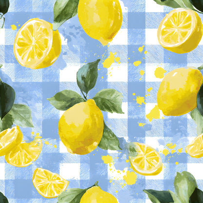 Citrus Picnic Pattern 5 Minky Fabric
