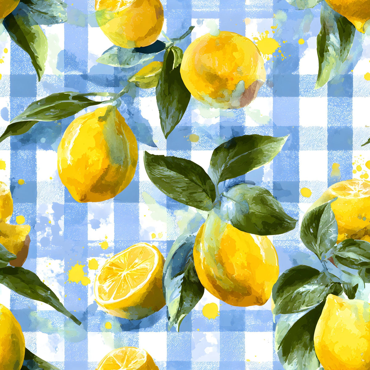 Citrus Picnic Pattern 6 Minky Fabric