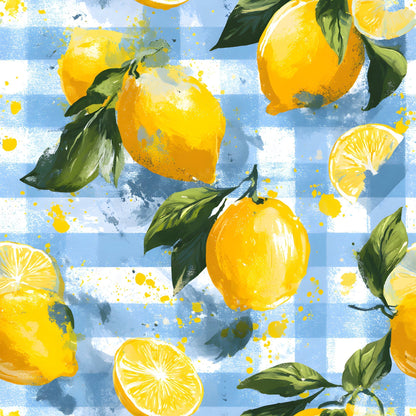 Citrus Picnic Pattern 7 Minky Fabric