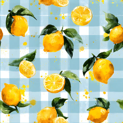 Citrus Picnic Pattern 8 Minky Fabric