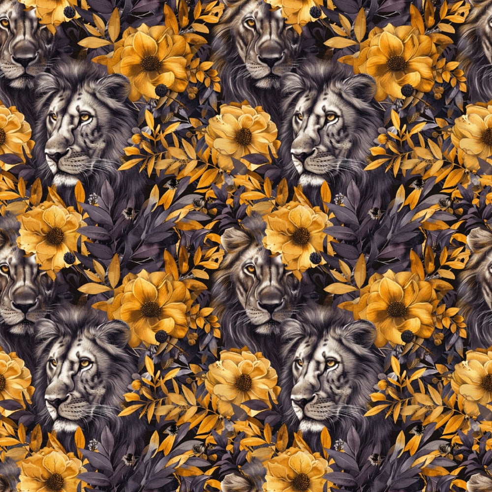 Midnight Sunflowers Pattern 5 Minky Fabric