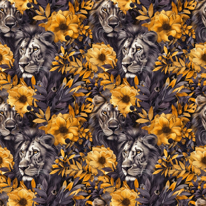 Midnight Sunflowers Pattern 5 Minky Fabric