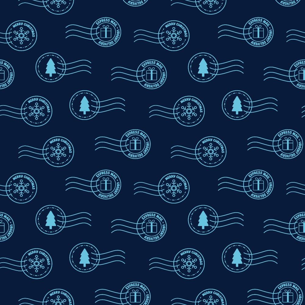 North Pole Post Pattern 15 Minky Fabric