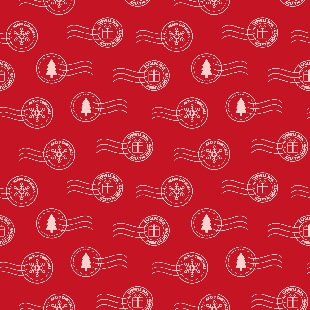 North Pole Post Pattern 7 Minky Fabric