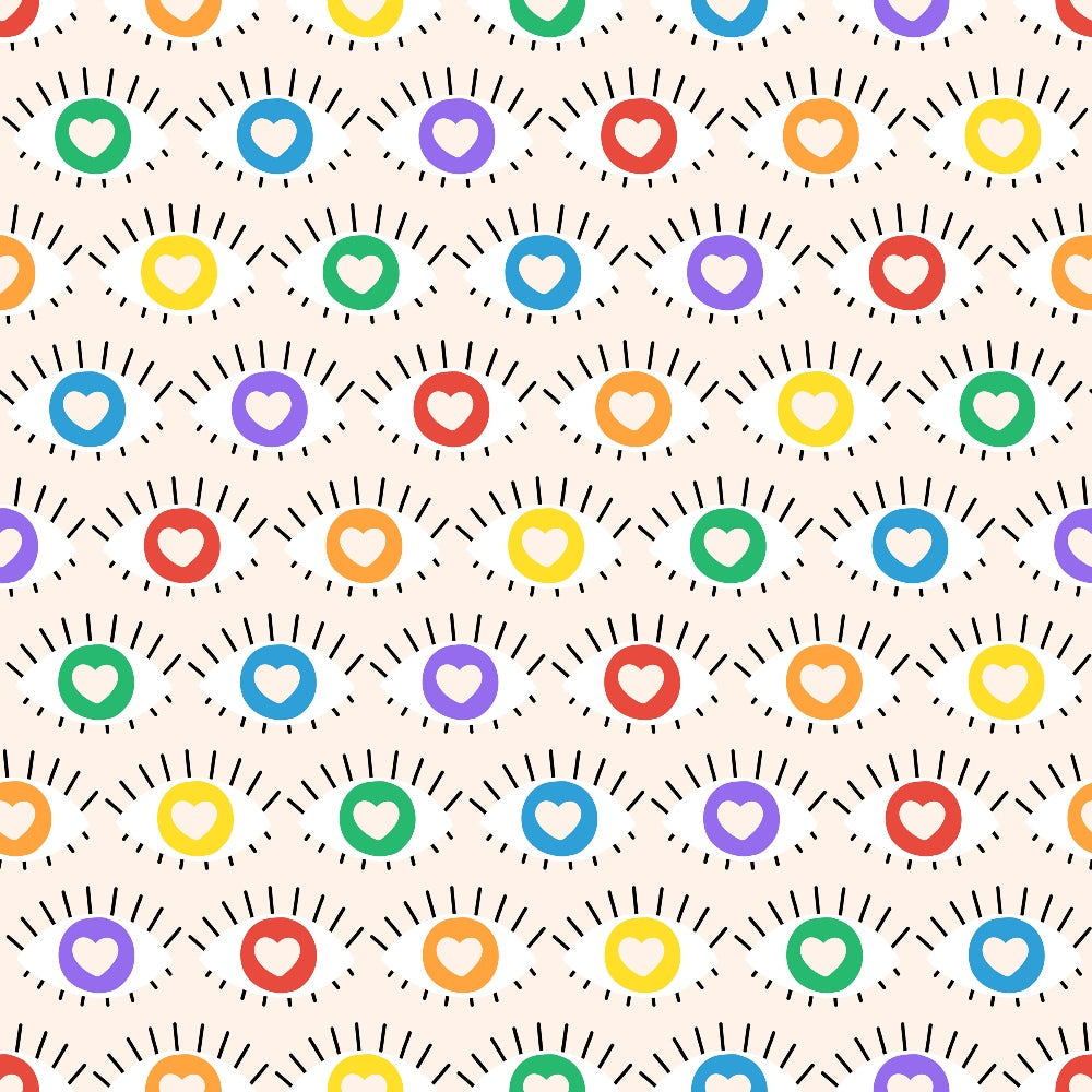 Love is Love Pattern 4 Quilting Cotton Fabric