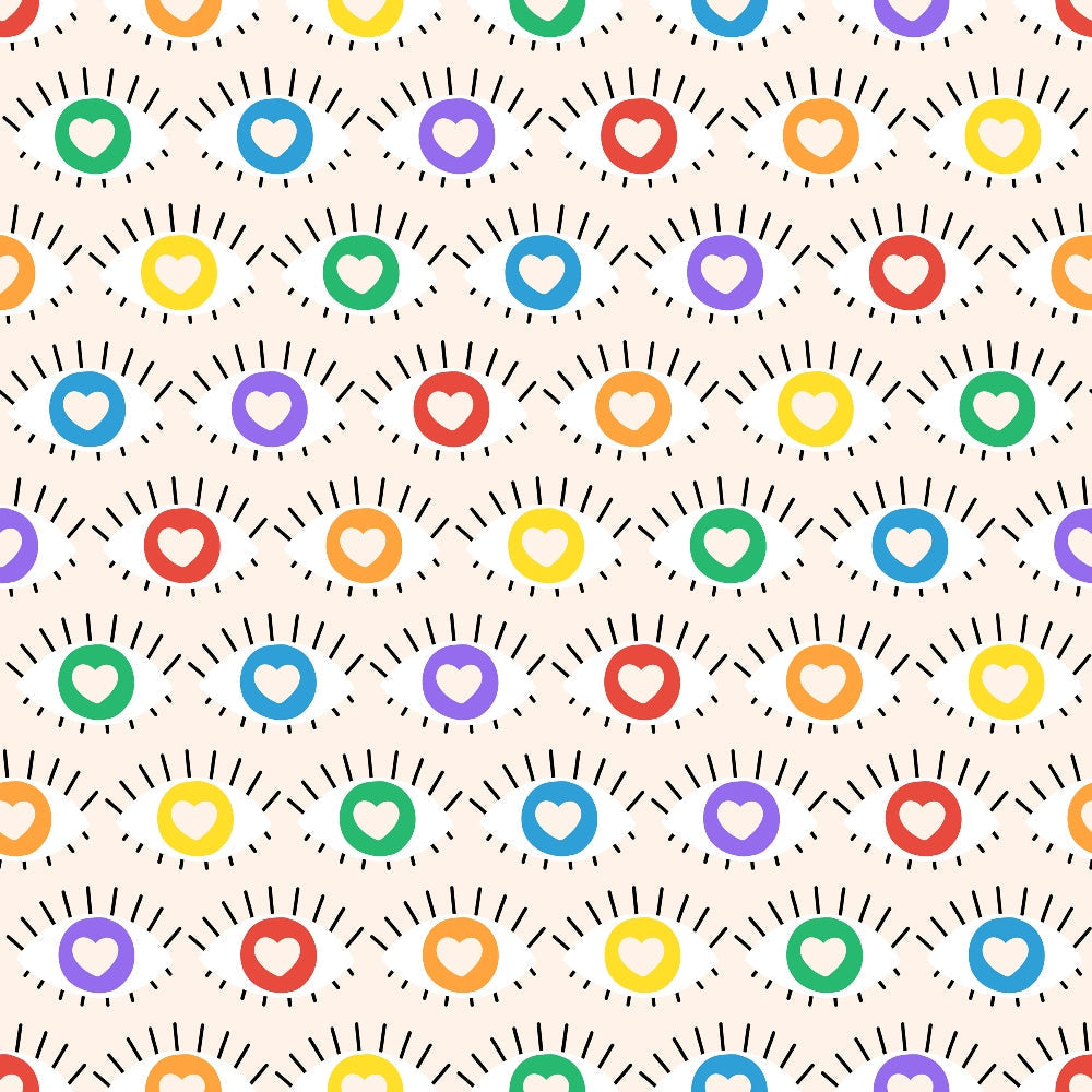Rainbow Daydream Pattern 4 Minky Fabric