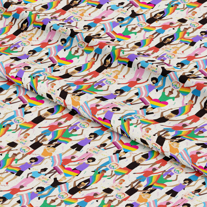 Love is Love Pattern 8 Quilting Cotton Fabric