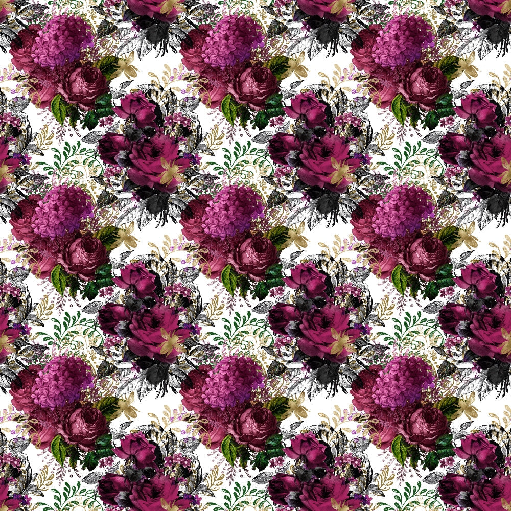 Lovely Bee Pattern 17 Quilting Cotton Fabric