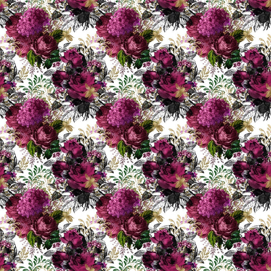 Lovely Bee Pattern 17 Quilting Cotton Fabric