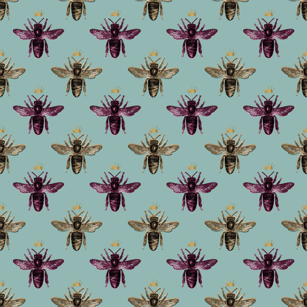 Lovely Bee Pattern 2 Quilting Cotton Fabric
