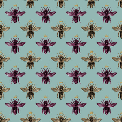 Lovely Bee Pattern 2 Quilting Cotton Fabric