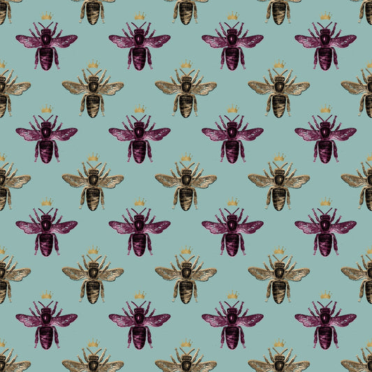 Lovely Bee Pattern 2 Quilting Cotton Fabric