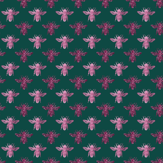 Lovely Bee Pattern 4 Quilting Cotton Fabric