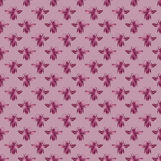 Lovely Bee Pattern 8 Quilting Cotton Fabric