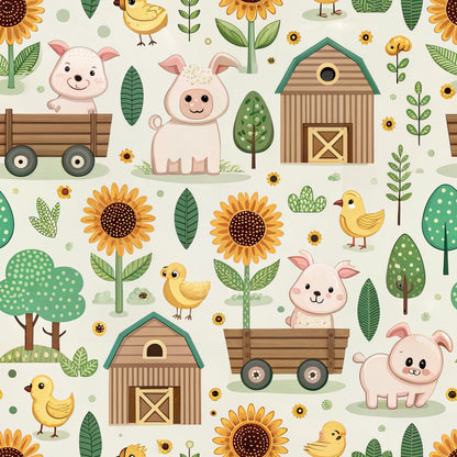 Countryside Charm Pattern 10 Minky Fabric