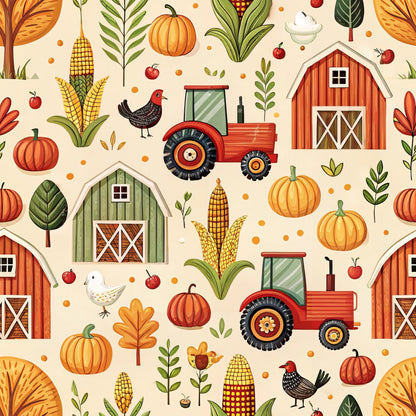 Countryside Charm Pattern 5 Minky Fabric