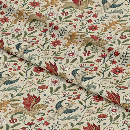 Medieval Tapestry Pattern 3 Quilting Cotton Fabric