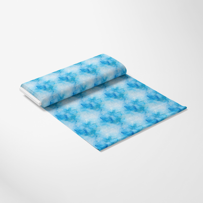 Mediterranean Lemon Azure Pattern 3 Quilting Cotton Fabric