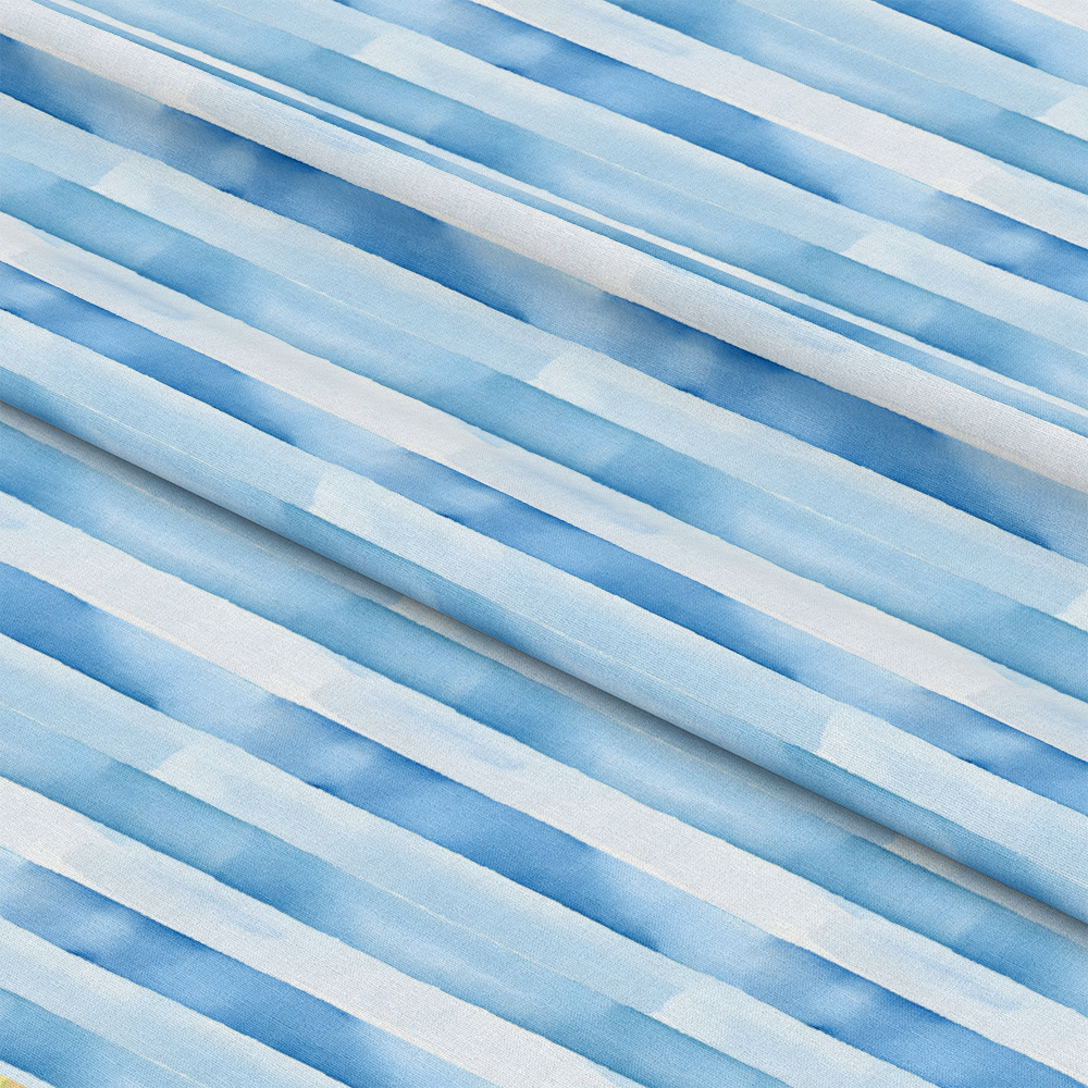 Mediterranean Lemon Azure Pattern 7 Quilting Cotton Fabric