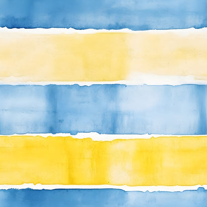 Mediterranean Lemon Azure Pattern 9 Quilting Cotton Fabric